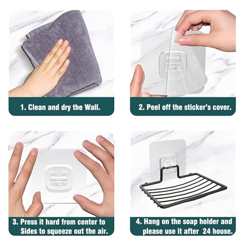 Sulfar Soap Dish Holder,Self Adhesive