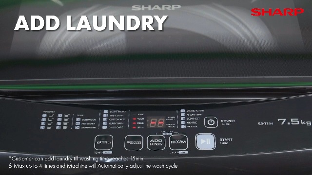 SHARP 7.5 kg Fully Automatic