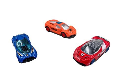 Toybharat Free Wheel Metal Car Set 3 Pc |Multicolour |Pullback Toy | Toy