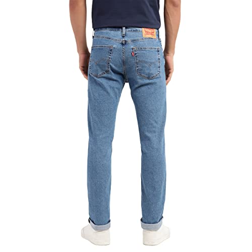 Levi's Men's 511 Slim Fit Mid Rise Blue Jeans - Image 2