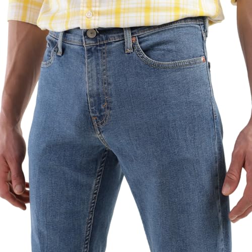 Levi's Men's 511 Slim Fit Mid Rise Blue Jeans - Image 5