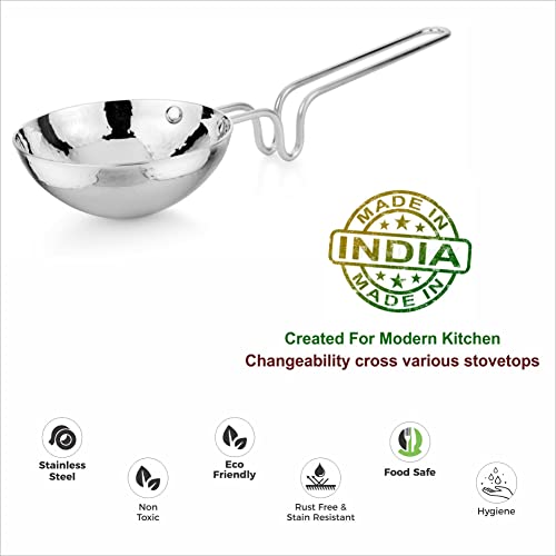 Prabha Tadka Pan Stainless Steel