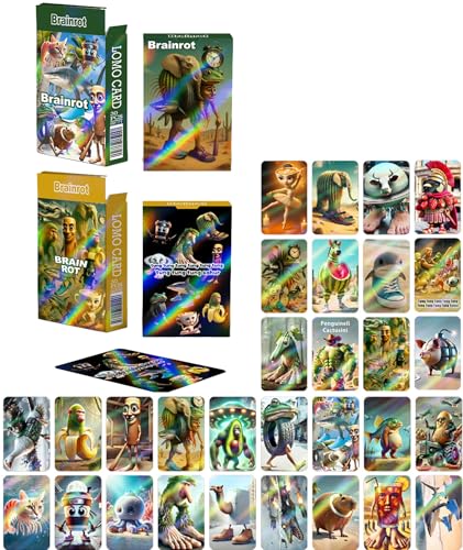 60PCS Italian Brainrot Cards, Italian