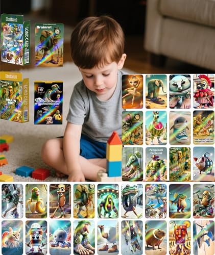 60PCS Italian Brainrot Cards, Italian