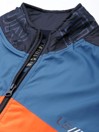 The Indian Garage Co Men Regular Fit Colorblocked Wind Cheater - Image 3