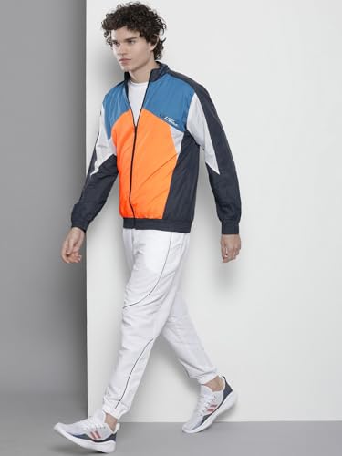 The Indian Garage Co Men Regular Fit Colorblocked Wind Cheater - Image 5