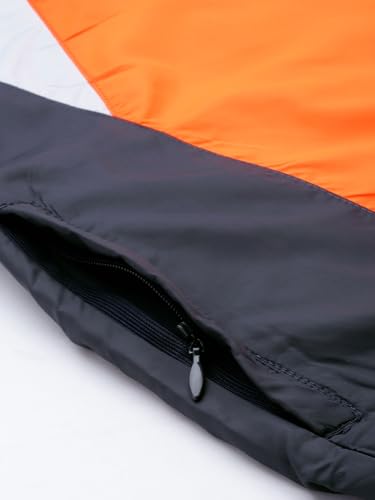 The Indian Garage Co Men Regular Fit Colorblocked Wind Cheater - Image 7