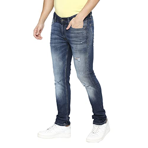 Spykar Men's Kano Slim Fit Mid-Rise Jeans (Ankle Length) - Image 6