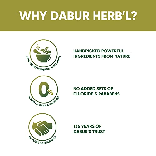 Dabur Herb'l Neem - Germ Protection Oral Care Toothpaste - 200 g - Image 4
