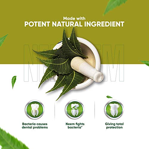 Dabur Herb'l Neem - Germ Protection Oral Care Toothpaste - 200 g - Image 5