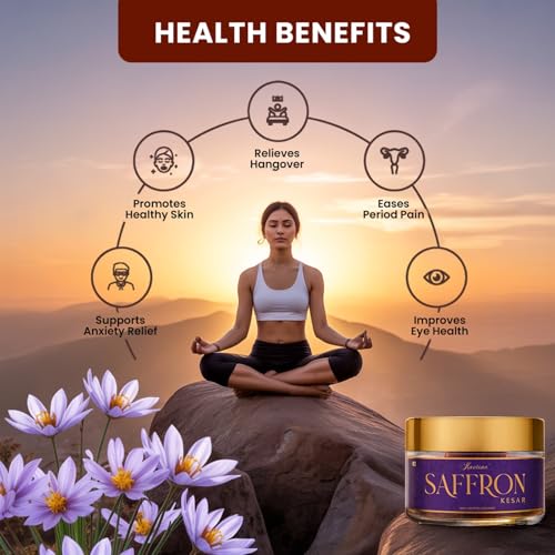 Hasitam Pure Original Kashmiri Saffron/Kesar/Kumkuma