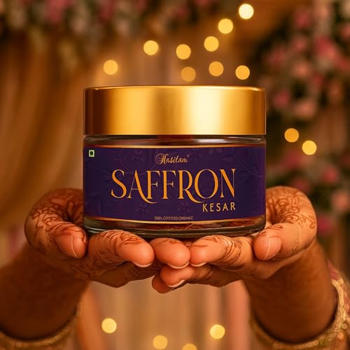 Hasitam Pure Original Kashmiri Saffron/Kesar/Kumkuma