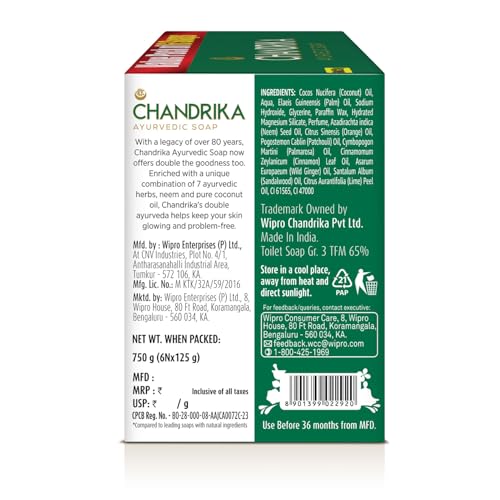 Chandrika Ayurvedic Soap Classic| Handmade
