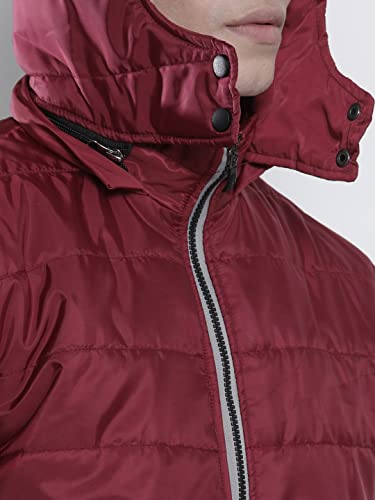 The Indian Garage Co Men Slim Fit Solid Puffer Jackets - Image 4