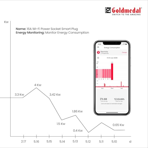 Goldmedal 16A Wi-Fi Smart Plug
