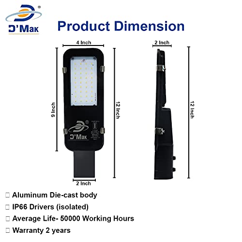 D’Mak™ 24-Watt Waterproof LED Street