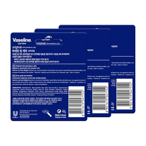 Vaseline Lip Care Cherry Blush Tinted Lip Balm Stick 4.8g (Pack of 3) - Image 3