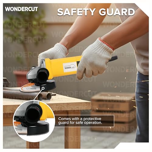 WONDERCUT Angle Grinder WC-AG-801-Y, 850W