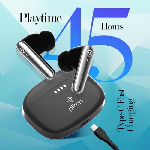 pTron Basspods Tour TWS Earbuds
