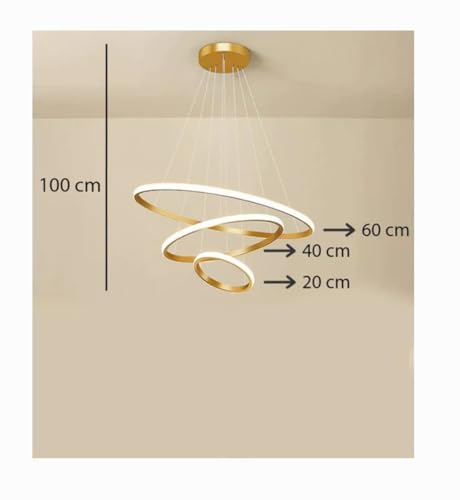 Desidiya® Modern Double 3-Ring LED