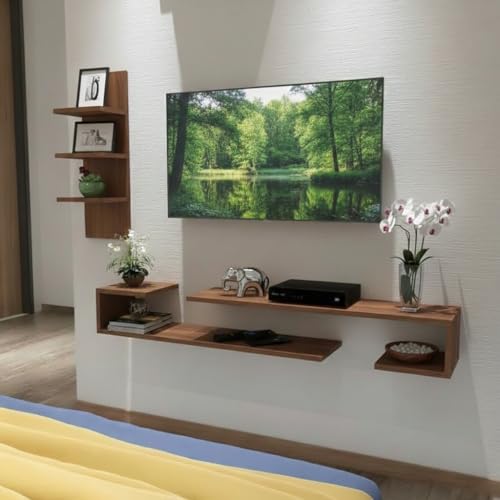 Wudyhub Engineered Wood TV Entertainment