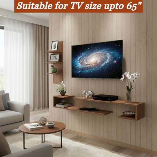 Wudyhub Engineered Wood TV Entertainment