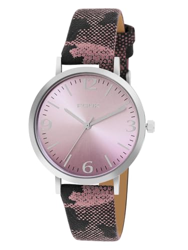 FCUK Analog Purple Dial with Printed Strap Women's Watch-FK00031B - Image 2