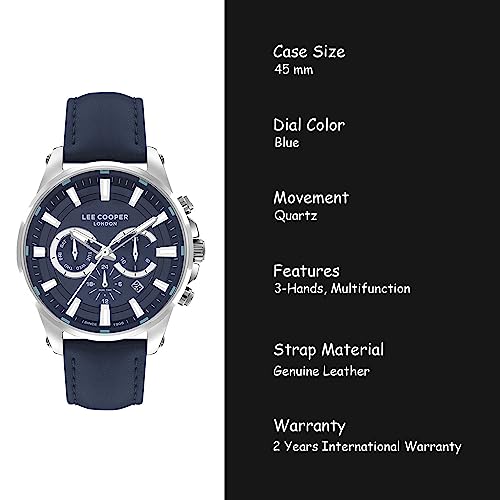 Lee Cooper Analog Black Dial Men's Watch-LC07525.399 - Image 4