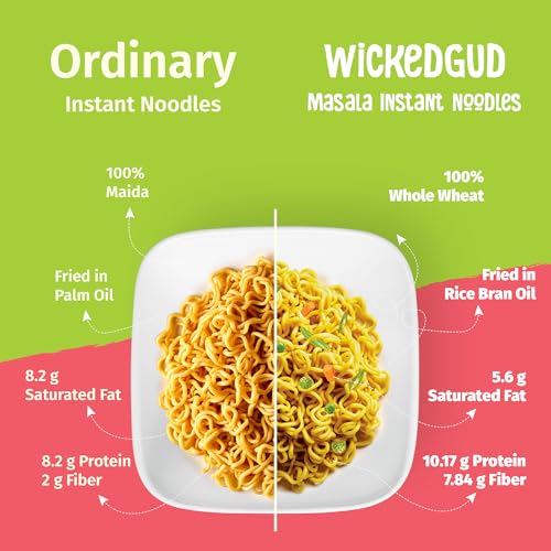 Wickedgud Whole Wheat Masala Noodles