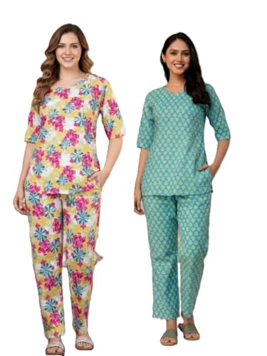 Women & Girl's Cotton Night