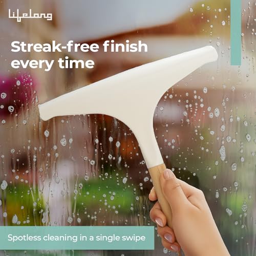 Lifelong Silicone Wiper with Wooden