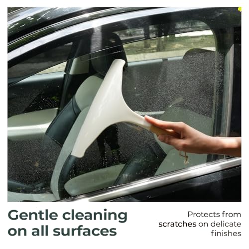 Lifelong Silicone Wiper with Wooden