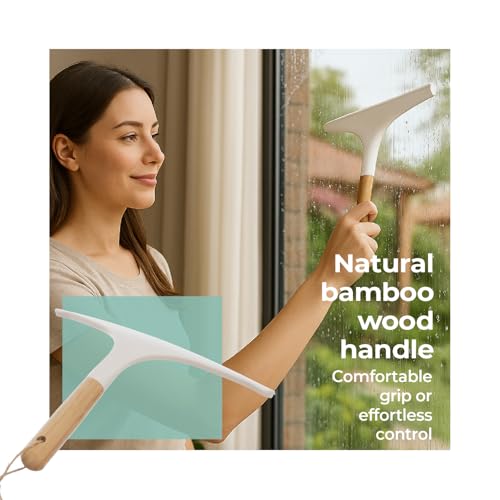Lifelong Silicone Wiper with Wooden
