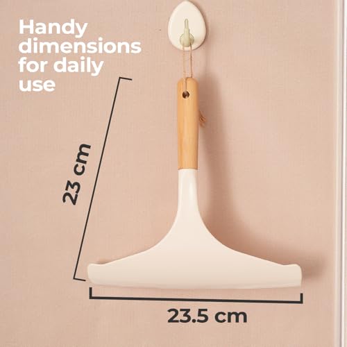Lifelong Silicone Wiper with Wooden