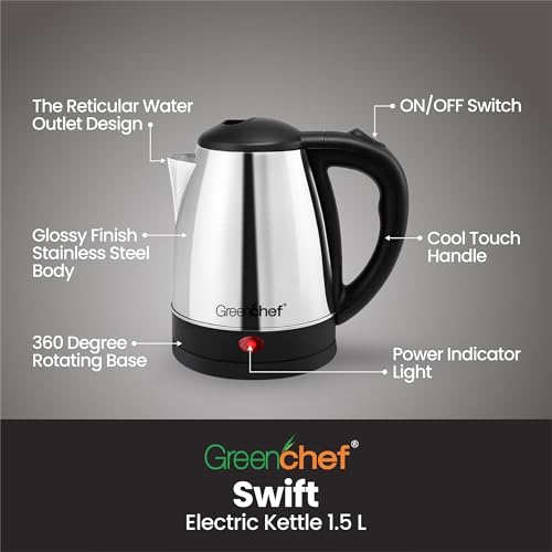 GREENCHEF Swift Electric Kettle 1.5