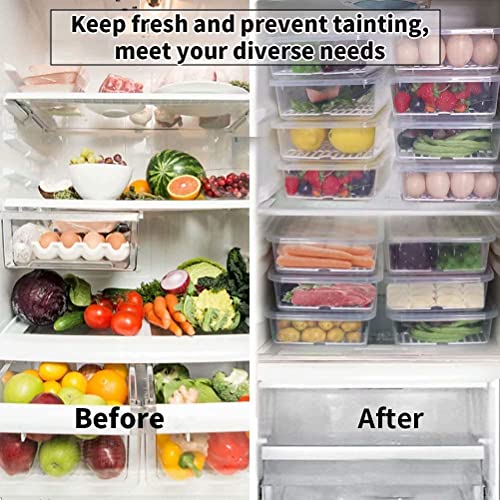 Raawan Fridge Storage Boxes,Fridge Organizer