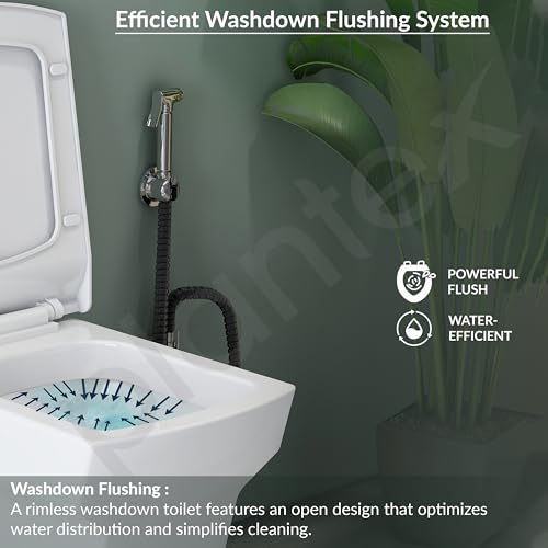 Plantex Commode for Toilet/Ceramic Western
