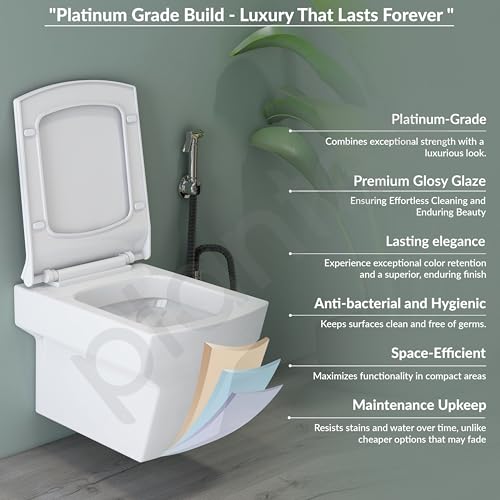 Plantex Commode for Toilet/Ceramic Western