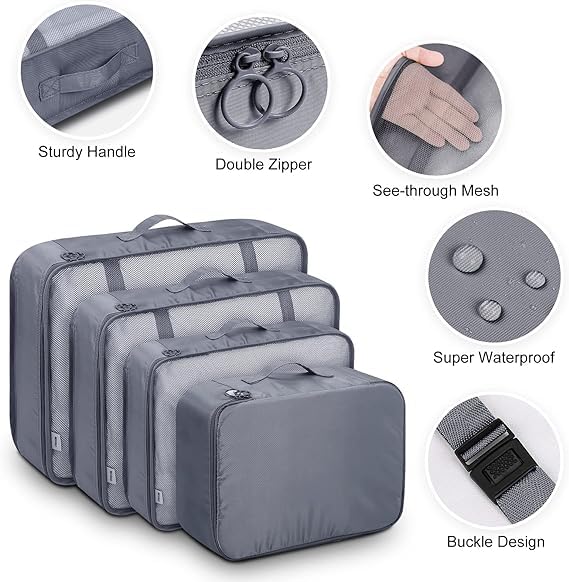 MONJAY 7pcs pouche Set Travel