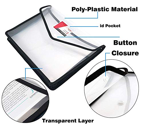 SPS File Folder, Transparent Poly-Plastic
