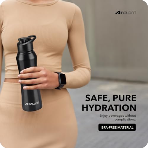 Boldfit Stainless Steel Sipper Bottle
