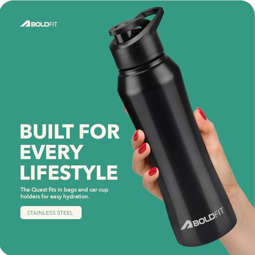 Boldfit Stainless Steel Sipper Bottle