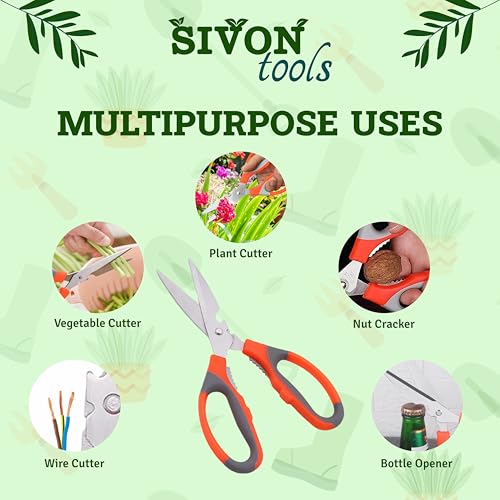 SIVON Multipurpose Scissors for Home