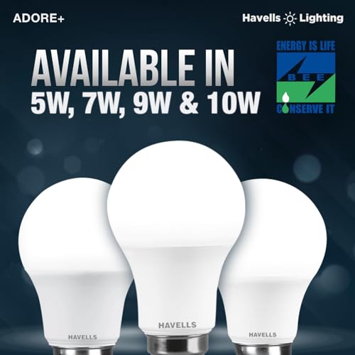 Havells 9W B22D LED Bulb|Energy
