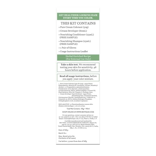 Biotique Herbcolor Conditioning Hair Colour