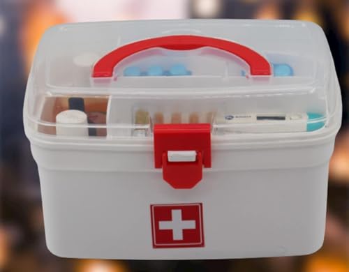 MARKWELL Plastic Rectangular Medicine Box