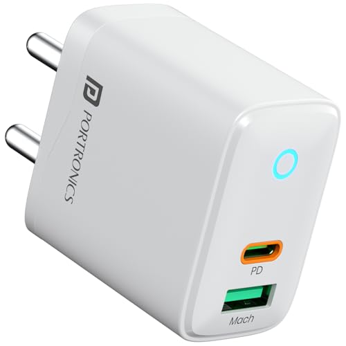 Portronics 35W Adapto 35B Dual