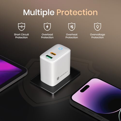Portronics 35W Adapto 35B Dual