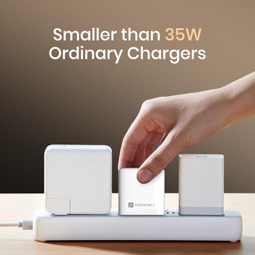 Portronics 35W Adapto 35B Dual