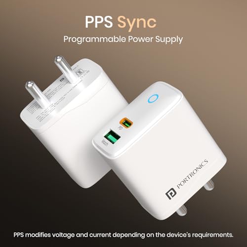 Portronics 35W Adapto 35B Dual